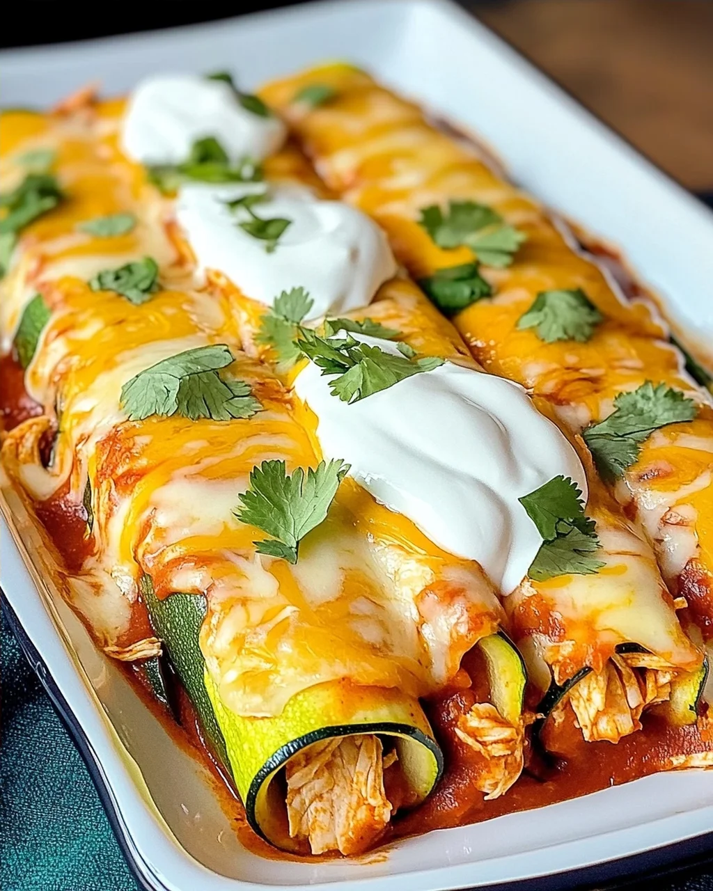 Zucchini-Enchiladas gesund und lecker genießen