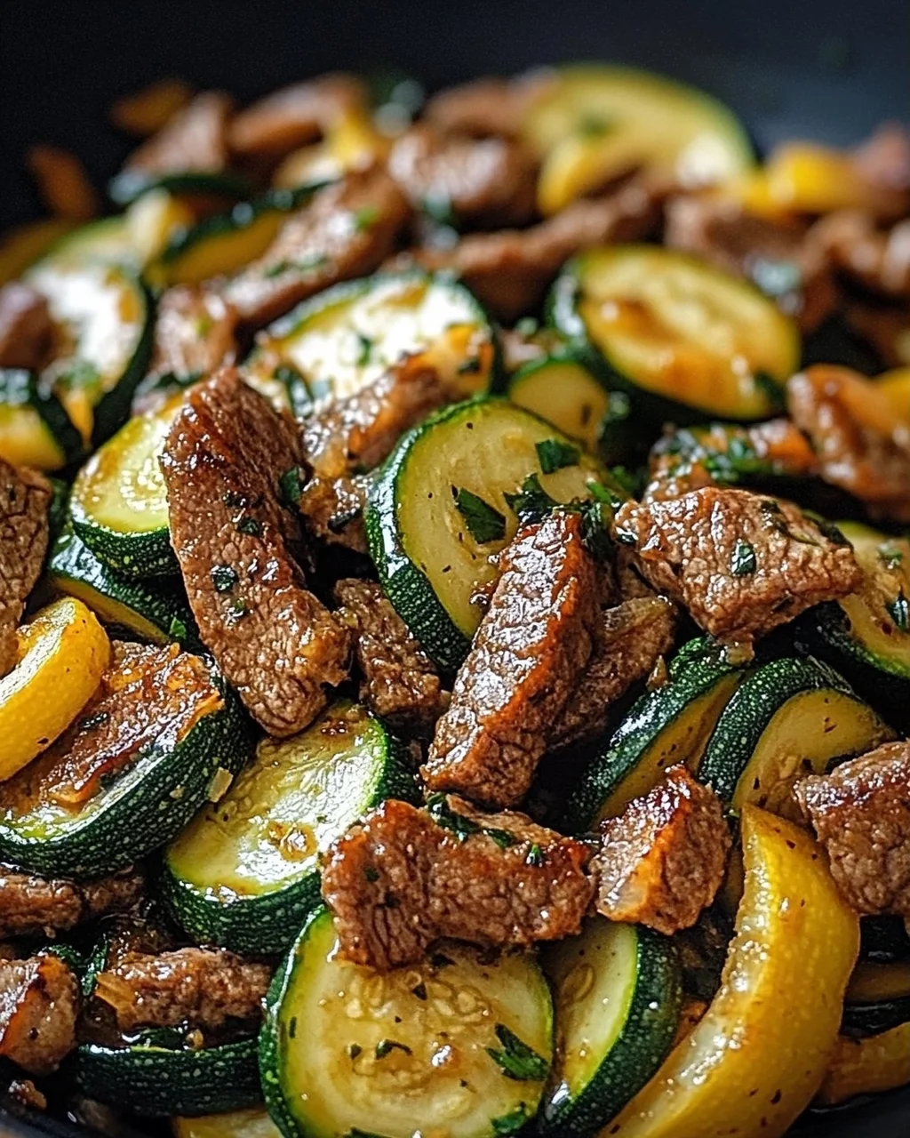 Zucchini-Hack-Pfanne