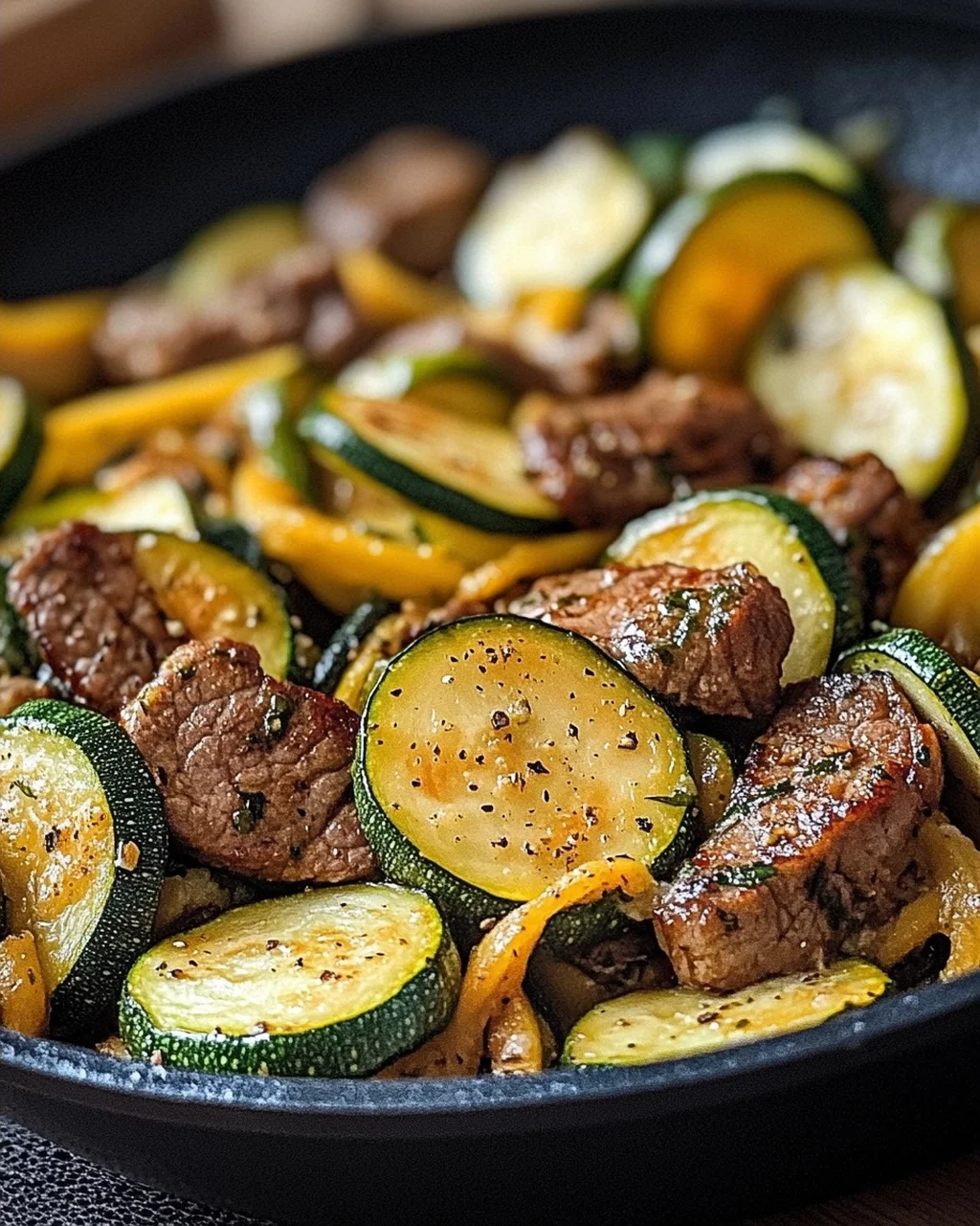 Zucchini-Hack-Pfanne